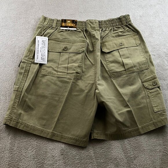 NWT Red Head Mens Cargo Shorts Size 36 Relaxed Fit Khaki Outdoors Utility Casual - Picture 12 of 12